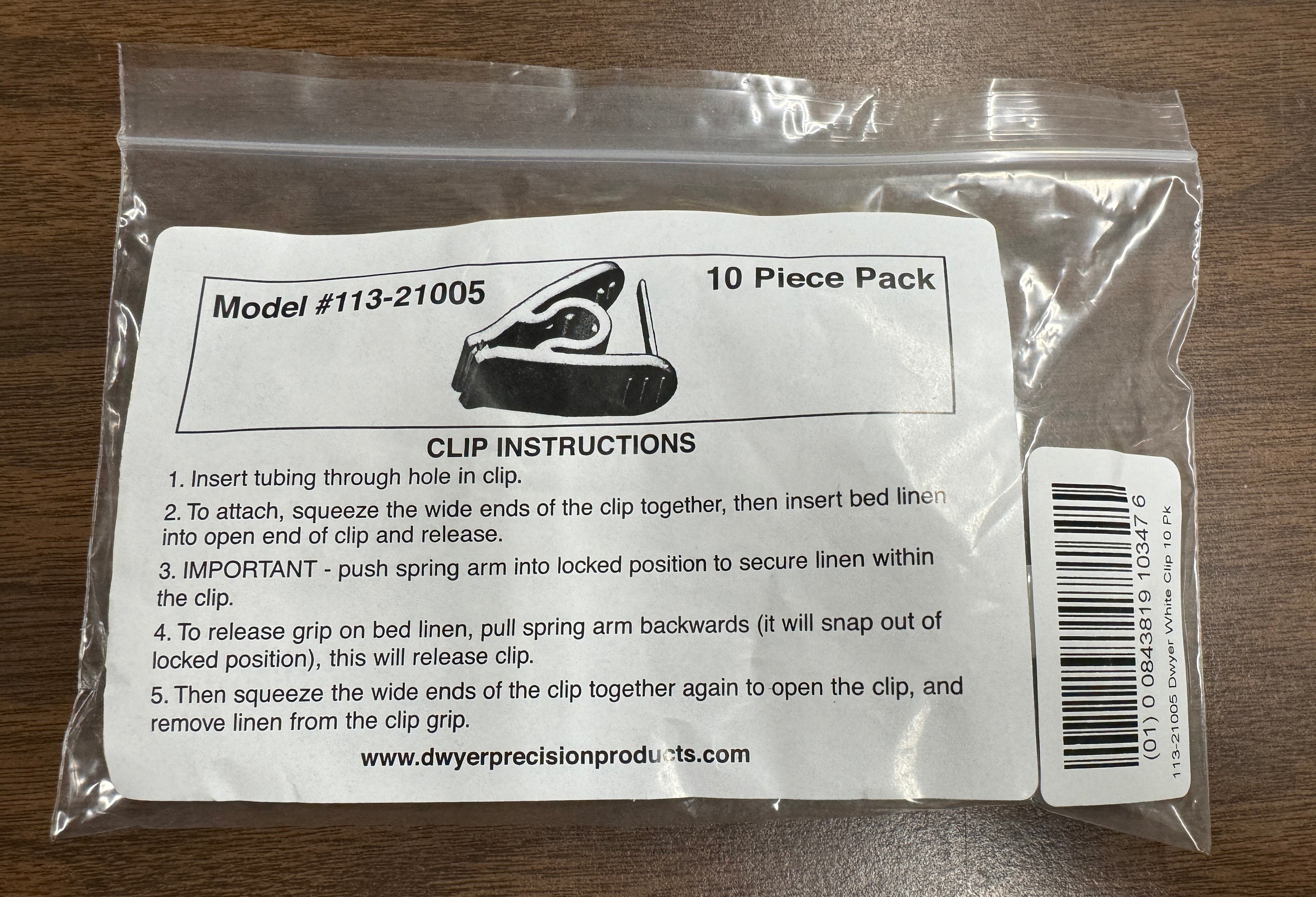 Sheet Clip Model #113-21005